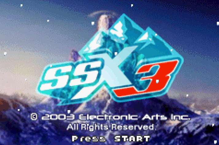 SSX3 Title Screen